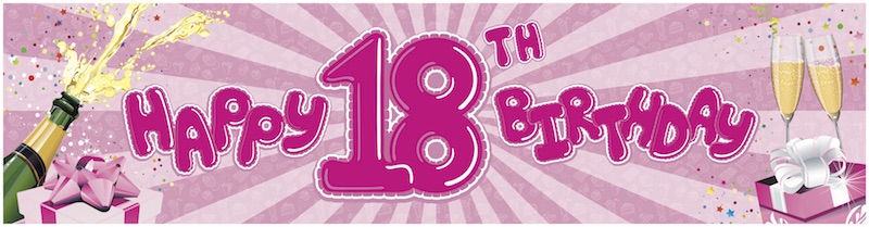 18th Birthday-pink
